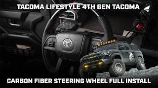 Transform Your 4th Gen Tacoma Interior // Carbon Fiber Steering Wheel Install