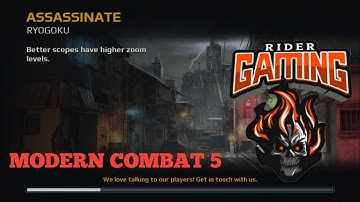 MODERN COMBAT 5 BLACKOUT || CHAPTER 5 : SPEC OPS || MISSION 6 : ASSASSINATE || WATCH MY GAMEPLAY