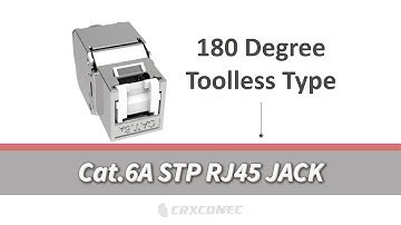 Highlight: Cat.6A Shielded Toolless Keystone Jack
