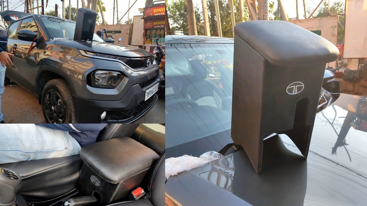 2021 Tata Punch Latest Wooden Armrest Installation