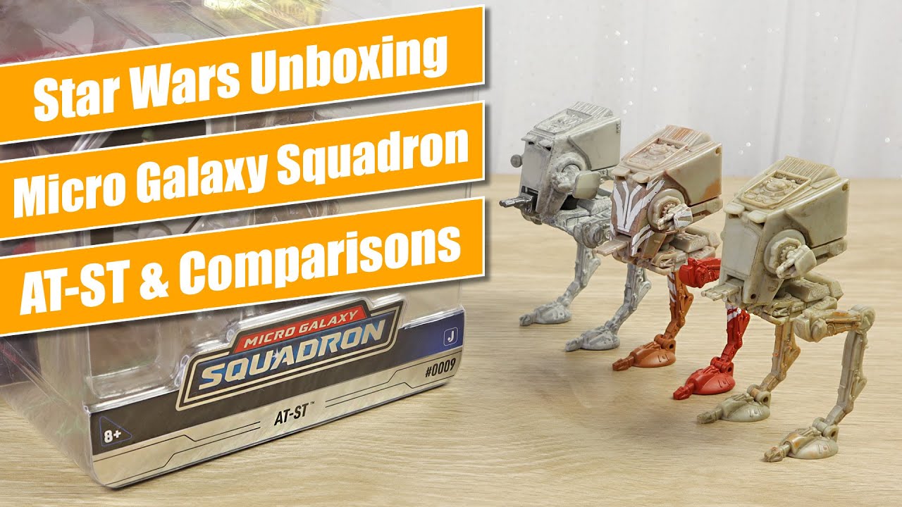 マイクロギャラクシー AT-ST RAIDER STAR WARS Star Wars Micro Galaxy Squadron AT-ST Raider - 3 inch Rare Light