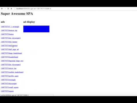 ViceView - Adsense For Single Page Web Apps