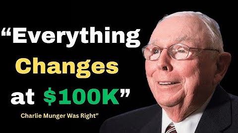 Charlie Munger’s $100K Rule — The Mindset That Changes Everything.