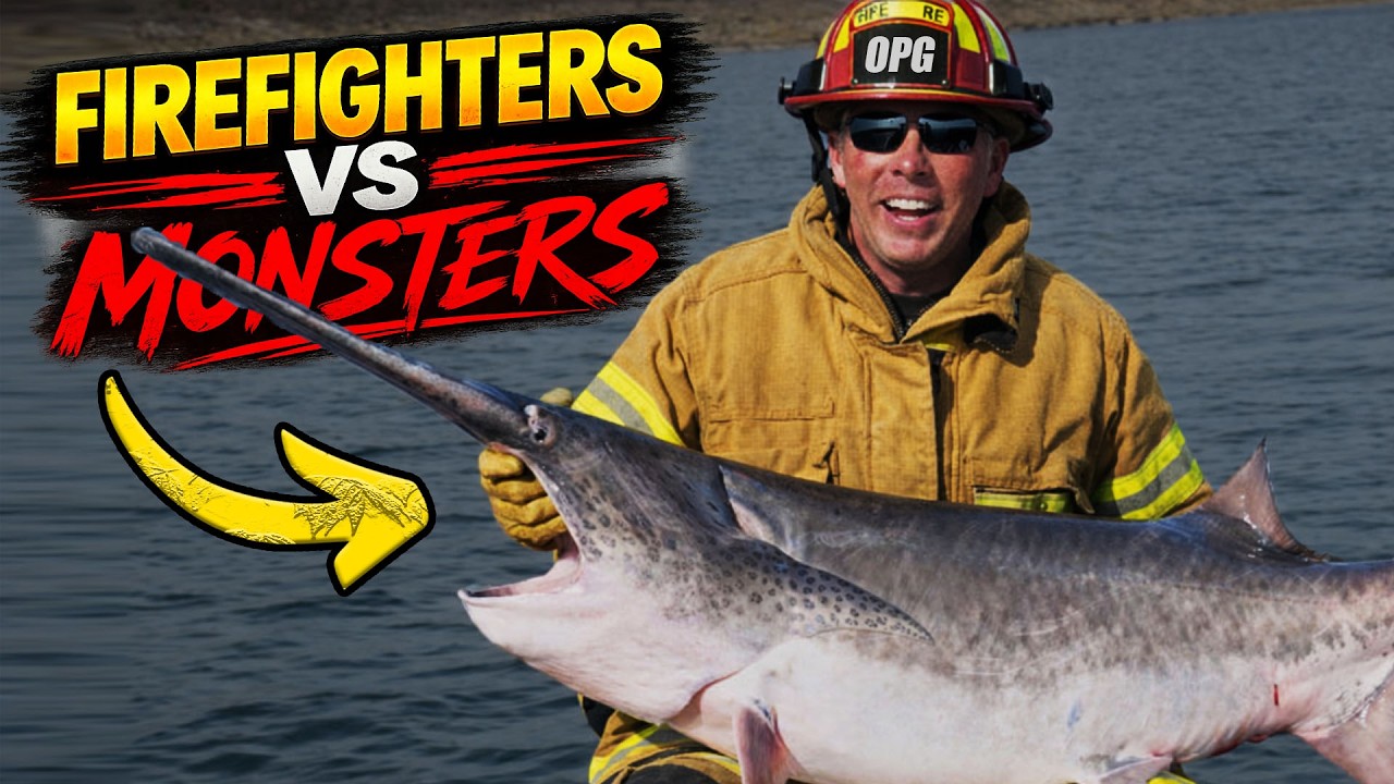 8 пожарных против 25 гигантских веслоносок – сможем ли мы побить личные рекорды всех участников?!