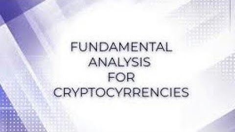 Cryptocurrency Fundamental Analysis(Part 2)