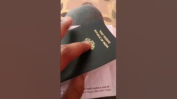 New E-chip Passport, India