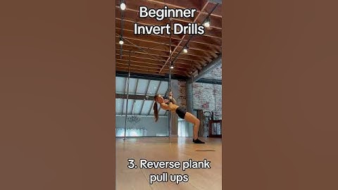 BEGINNER drills to master your invert! #polefitness #beginnerpole #poledance #womensfitness