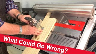 Safely Cutting on a Shopsmith Tilting Table Saw?