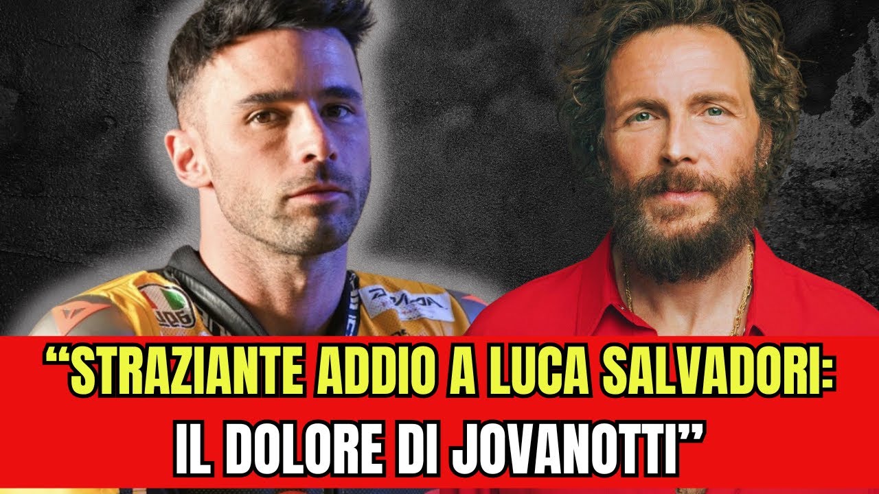 MORTE LUCA SALVADORI,LE PAROLI STRAZIANTI DI JOVANOTTI:ERAVAMO… - YouTube