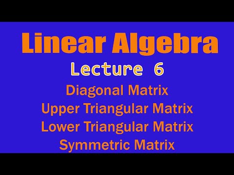 Triangular and Symmetric