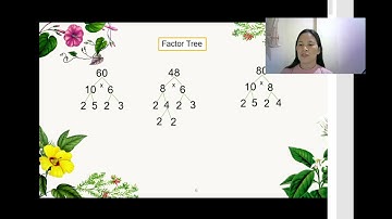 finding the common factor and GCF of 2-4 numbers using continues division