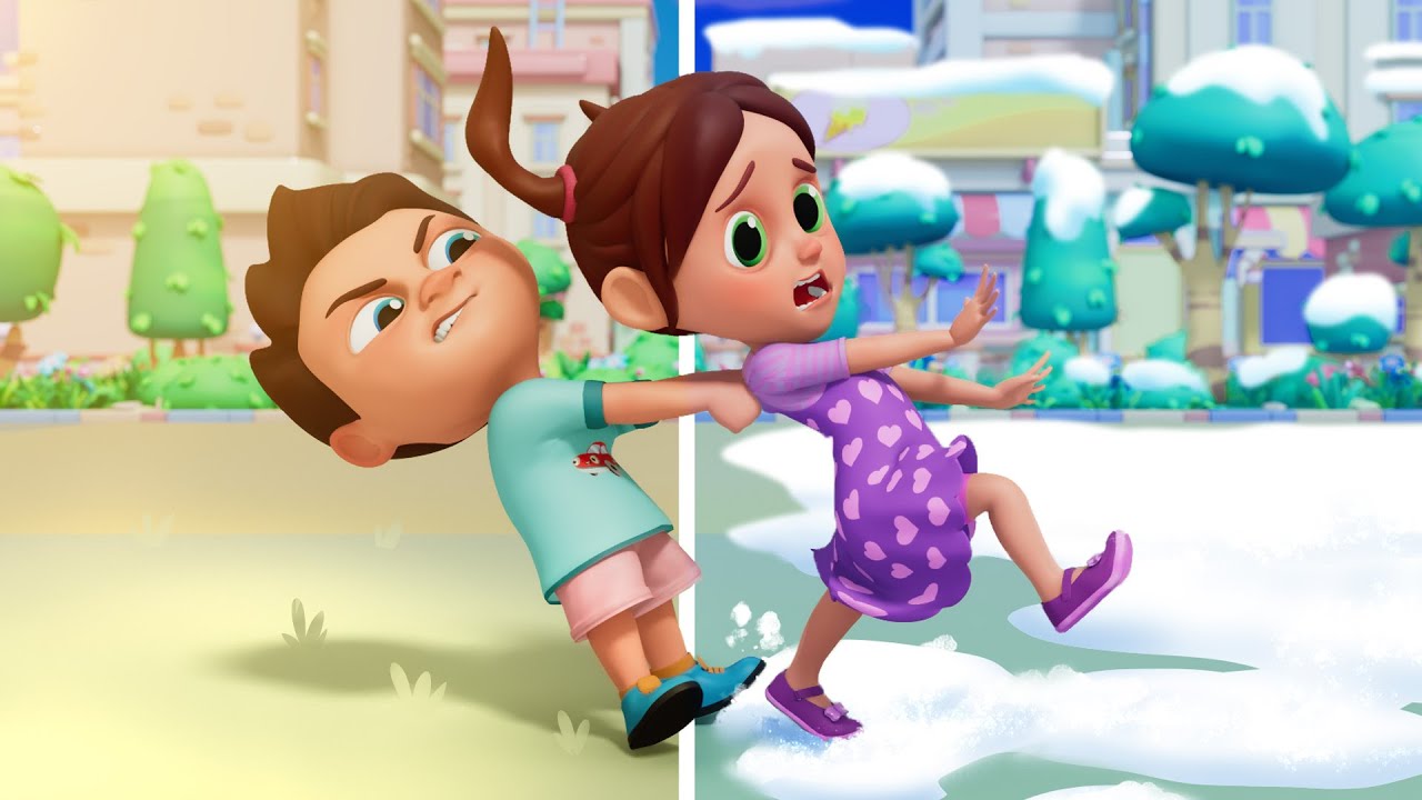 Canzone Caldo vs. Freddo per i più piccoli 🌞❄️Canzone educativa per bambini in italiano | Baby Berry