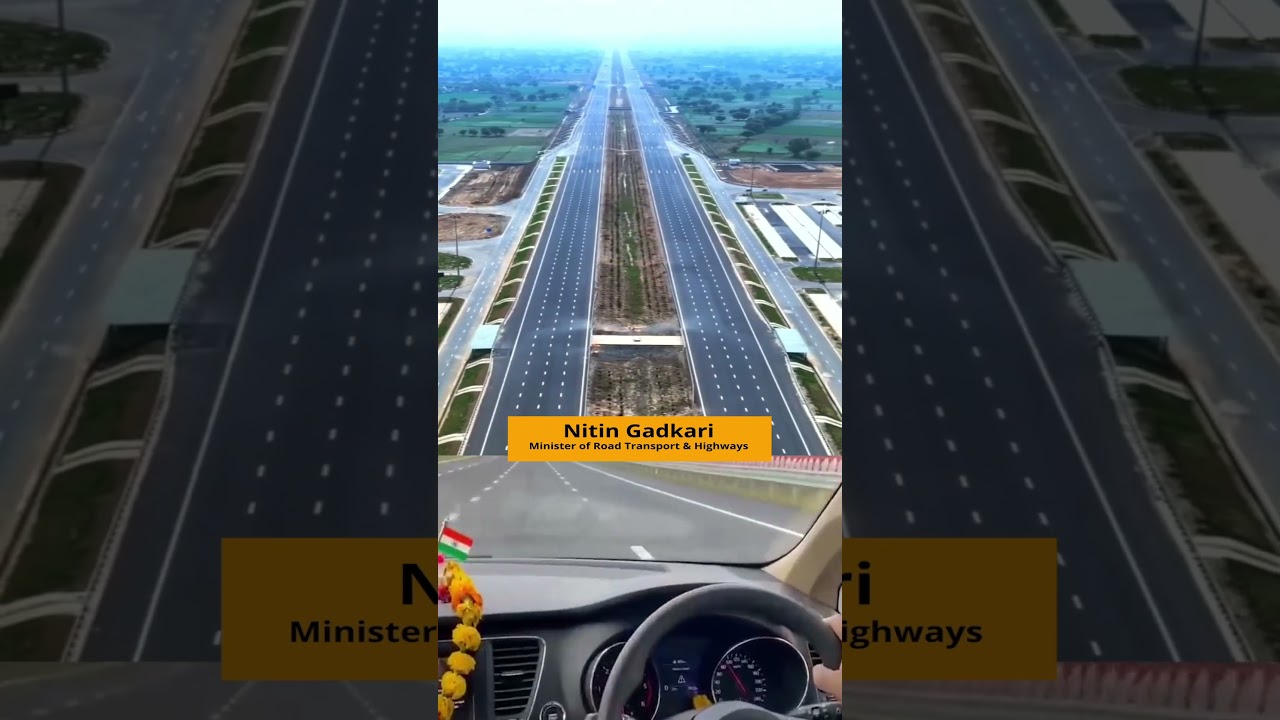 Delhi Mumbai Expressway - Nitin Gadkari❤️🔥🇮🇳 