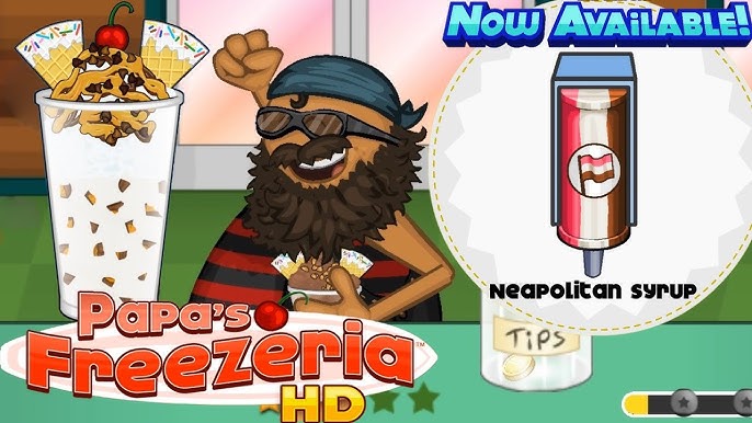 Papa's Freezeria HD Day 69 New Customer Nick Customer Cravings Mini Game 