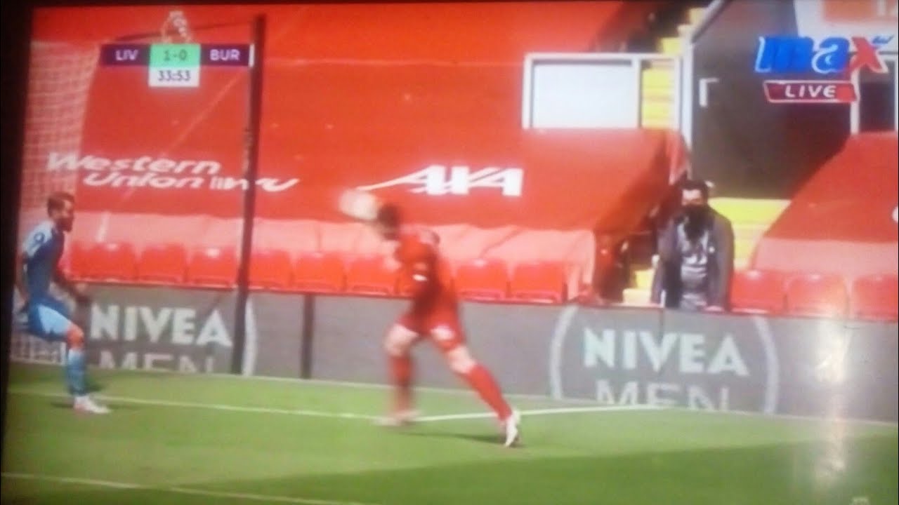 Andrew Robertson header Goal 1-0 Liverpool vs Burnley 1-0 in 1-1