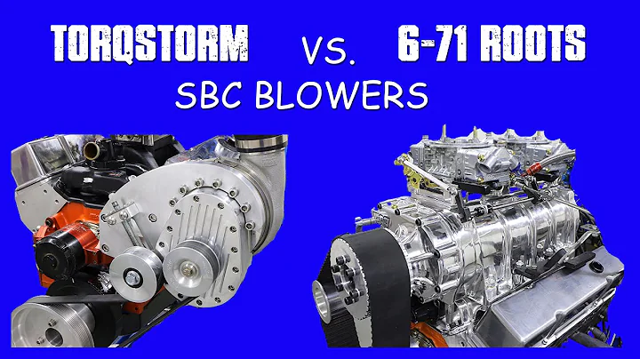 6-71 BLOWER vs TORQSTORM-383 STROKER SBC BLOWER TEST