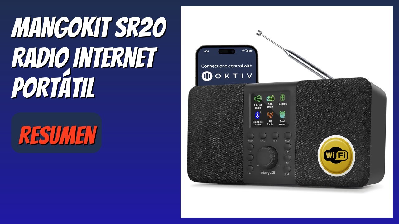 RESEÑA (2026) : MangoKit SR20 Radio Internet Portátil. DETALLES