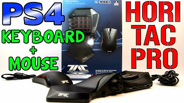 MOUSE AND KEYBOARD ON PS4 - Hori Tac Pro Review (New Firmware Update)