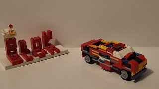Lego Transformers Red Fist and Road King (Big robot made of cars)