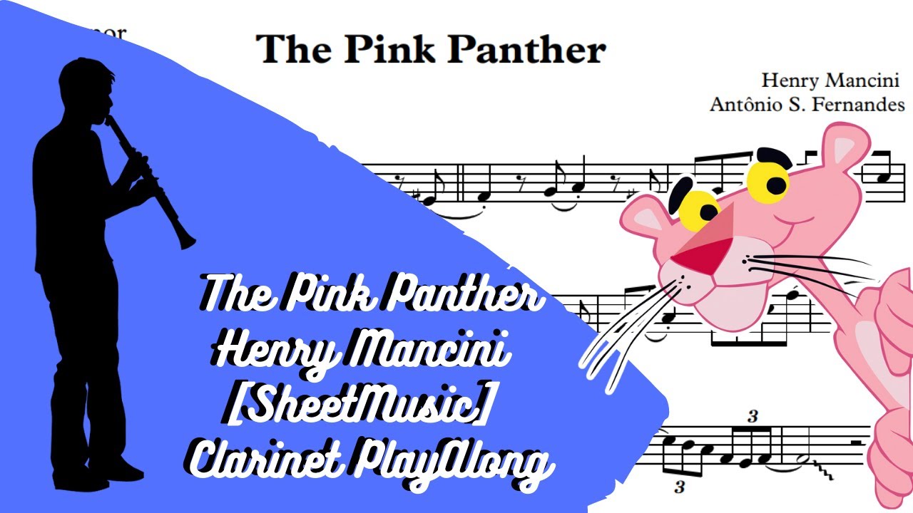 Henry Mancini лого. Pink Panther Notes for Clarinet. Henry mancini the pink panther