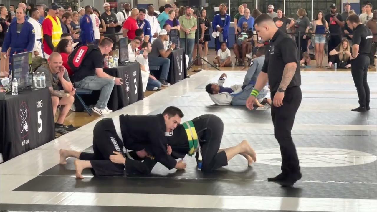 Tapout Cancer Dallas 2022 White Belt Masters Heavyweight Fight 1