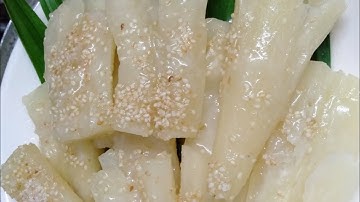 Khoai mì nước cốt dừa lá dứa | Tập 49