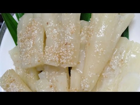 Khoai mì nước cốt dừa lá dứa | Tập 49
