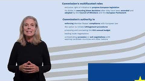 The European Commission - Institutions of the European Union