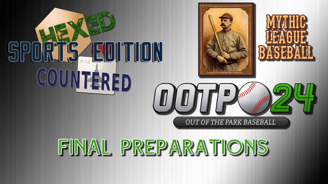 OOTP 24 - Fictional/Historical League Setup Part 4 (Schedules and Finishing Touches)