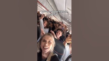 A Flight Filled By Swifties: #taylorswift #shorts #erastour