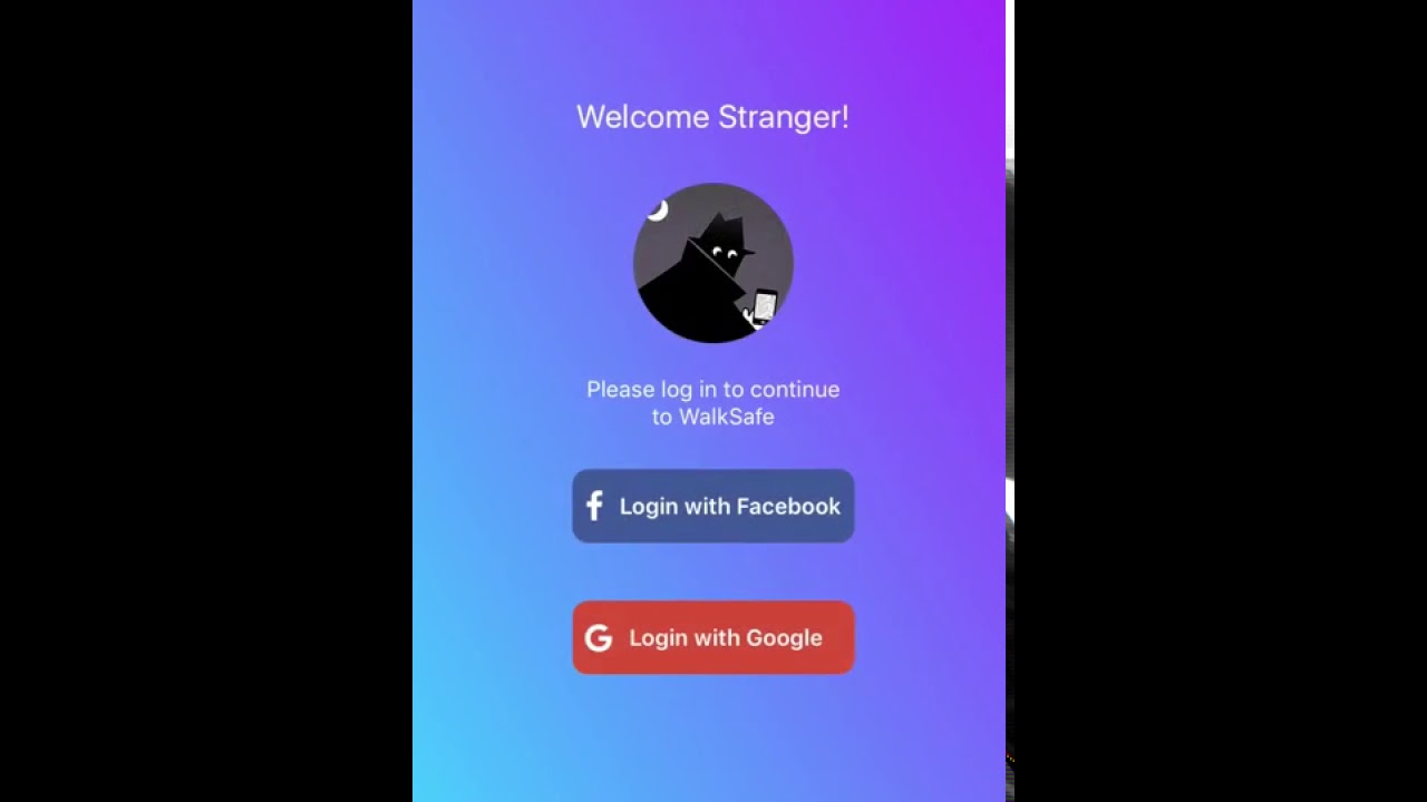 The WalkSafe app introduction