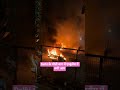 दिल्ली के मोती बाग में एम्बुलेंस में लगी आग #delhi #ambulance #fire #motibagh #news