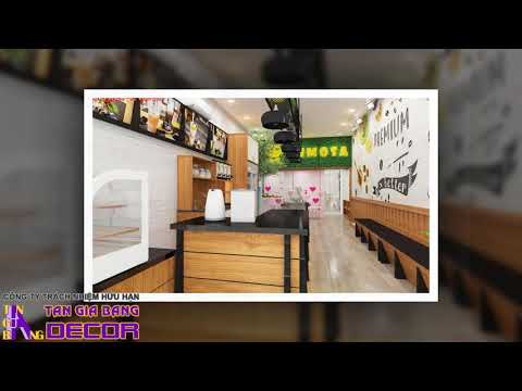 Video ✅ Thiết Kế Thi Công Quán Trà Sữa | Tân Gia Bang Decor ✅ - youtube