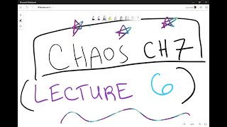 Chaos Theory - Strogatz CH7: Limit Cycles (lect 6) screenshot 4