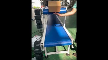 Maxsen two layers modular belt conveyor testing