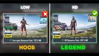 𝗟𝗼𝘄 𝗦𝗽𝗲𝗰 𝘃𝘀 𝗛𝗗 𝗥𝗲𝘀𝗼𝘂𝗿𝗰𝗲 𝗣𝗮𝗰𝗸 | 𝗙𝗶𝘅 𝗟𝗮𝗴 | 𝗕𝗚𝗠𝗜 ✔️