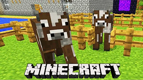 O que é que as vacas comem no Minecraft?