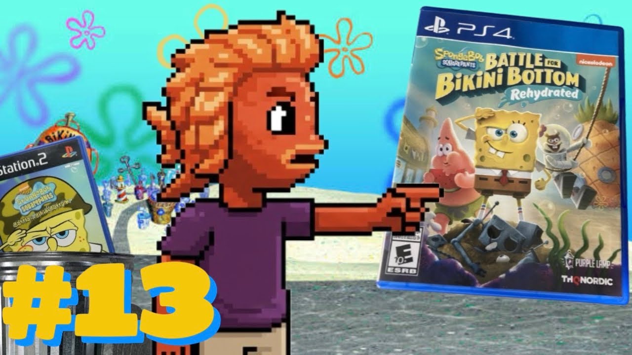 Passando mal com jogo de criança - SpongeBob SquarePants battle for bikini bottom #13
