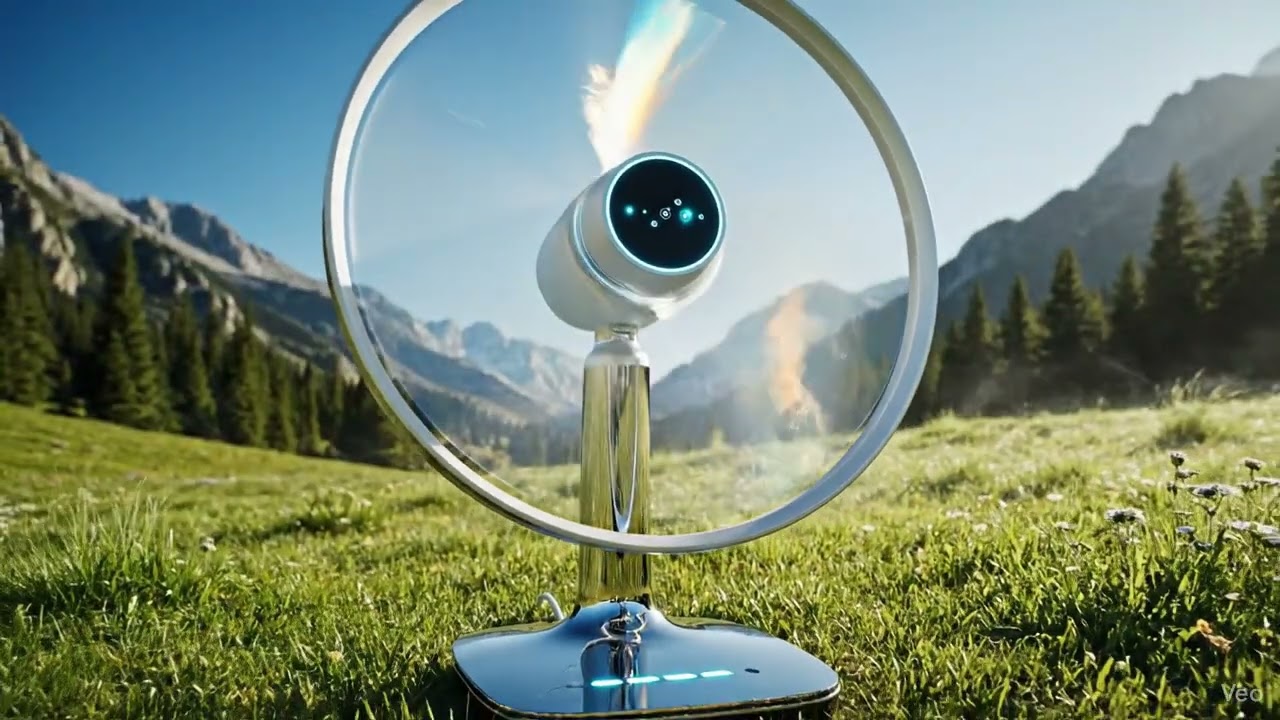Futuristic Fan – Energy-Free, Next Generation Cooling Tech | Eco-Friendly Innovation