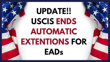 USCIS Ends Automatic Employment Authorization Extensions — What You MUST Know (2025 EAD Rule Change)
