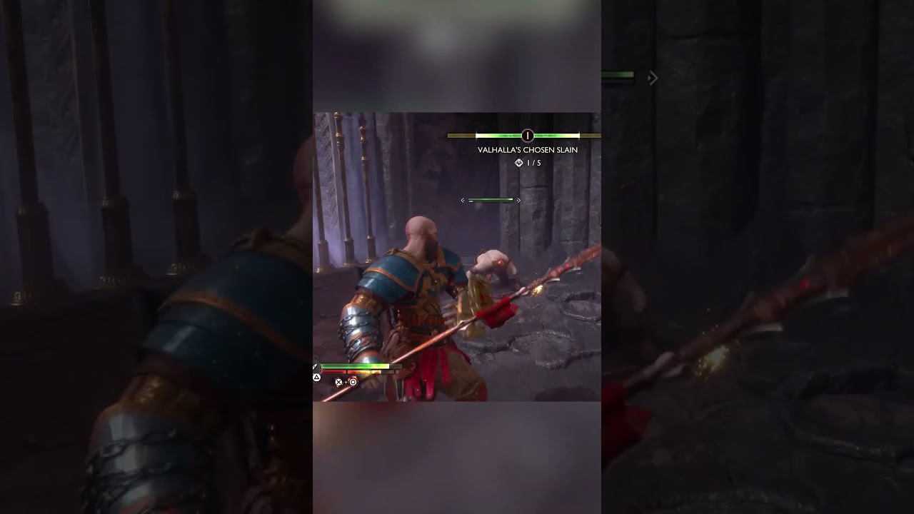Slow mo Parry in God of war valhalla 