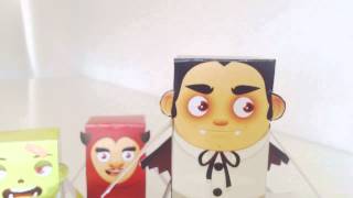 Halloween - Puzzles and Colors with Paper Toys screenshot 3