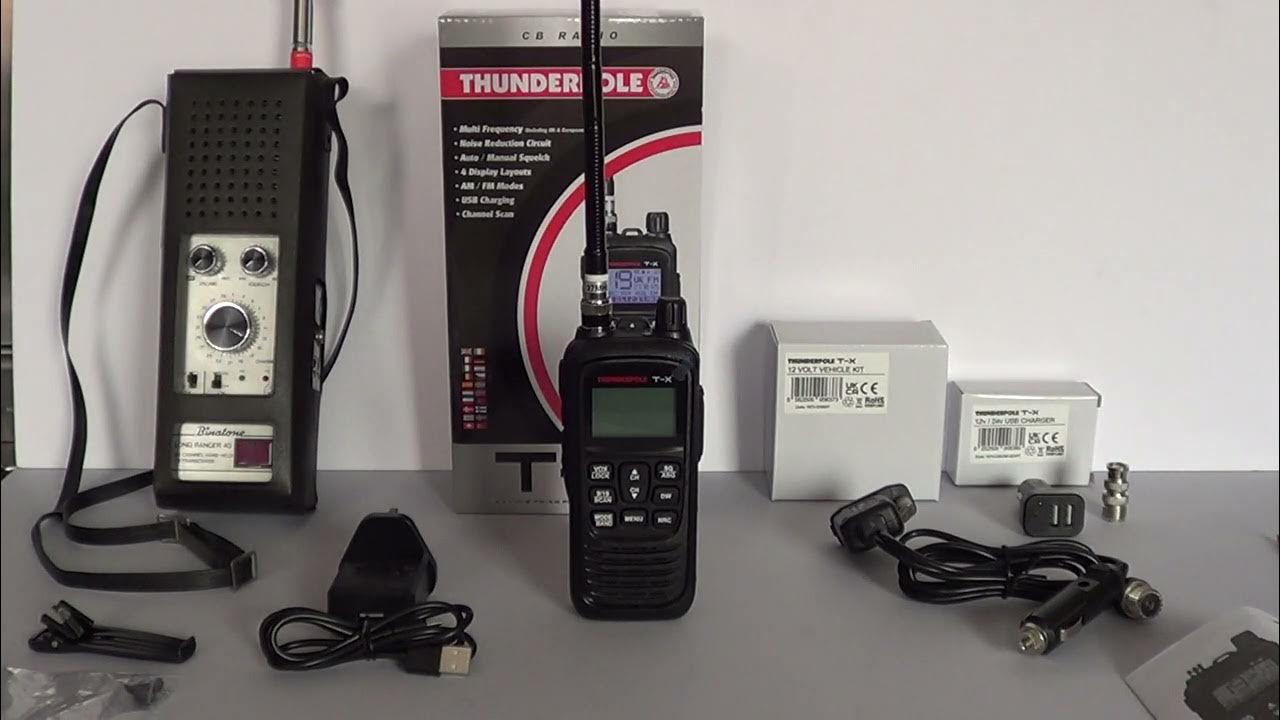 Thunderpole TX Hand Portable CB Radio Review YouTube