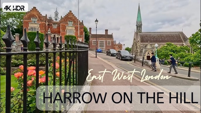 Scenic Walk Through Harrow on the Hill: From Bus Station to Village Charm  in 4K HDR - YouTube