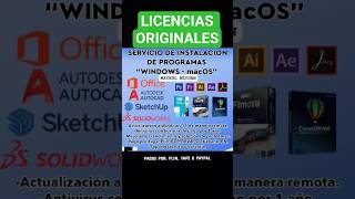 Licencia Autodesk, Microsoft Office 2021, 2024, Windows 10 y 11, Antivirus Eset, Canva Edu y Pro ✅️