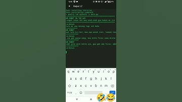 belajar pemrograman python 3, membuat percakapan kocak