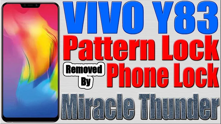 Vivo Y83 Phone Lock | Pattern Lock Removed by Miracle Thunder