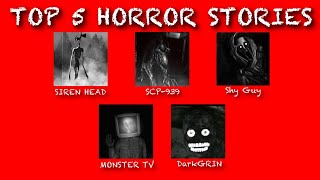 TOP 5 TRUE HORROR STORIES 🤯