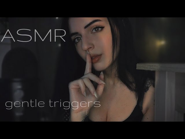 ASMR slow gentle triggers for your sleep~ (whispering, tapping, hand sounds, kisses etc)