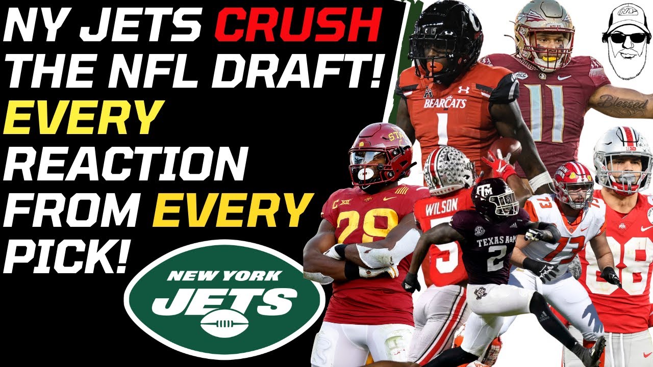 NY JETS Crush The NFL DRAFT/ Every Reaction From The Draft! Greenbean's Jets Pod #69